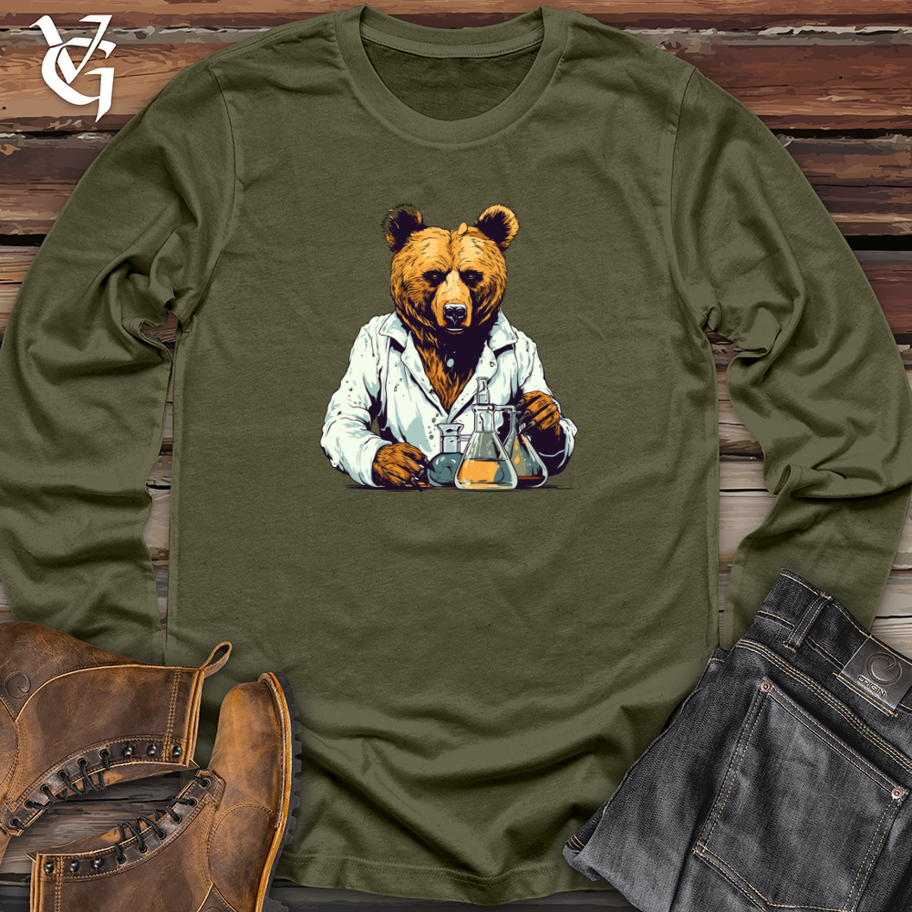 Viking Goods Scientific Bear Discoveries Long Sleeve Military Green / L