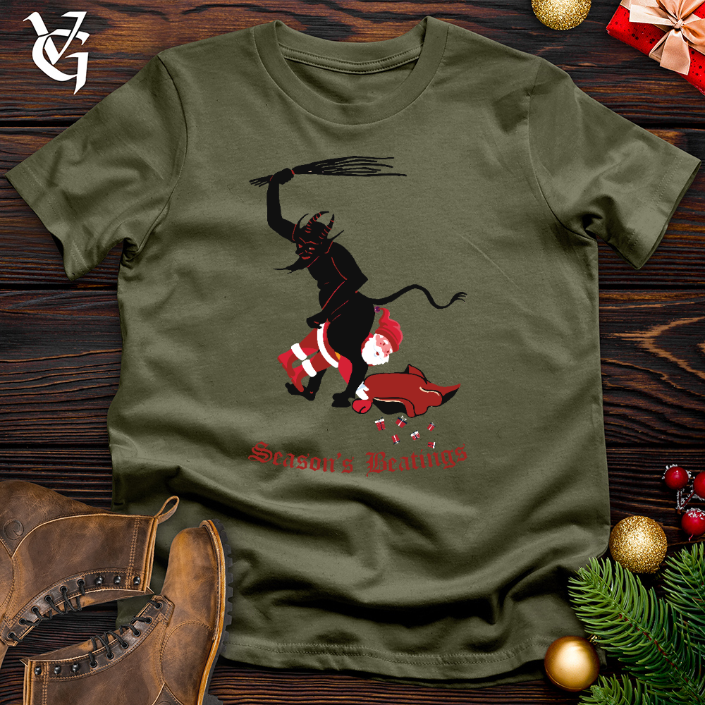 Viking Goods Seasons Beating Cotton Tee Military Green / L