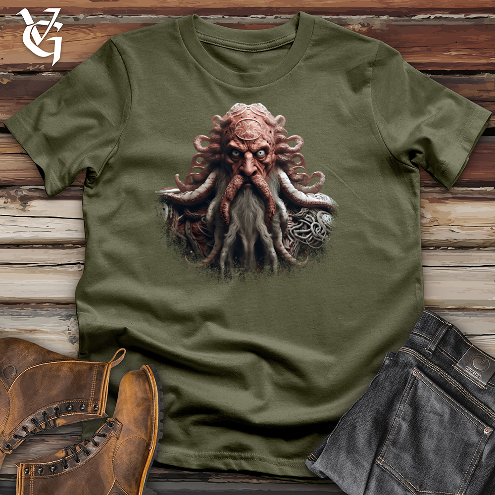 Viking Goods Viking Kraken Might Cotton Tee Cotton Tee Military Green / L