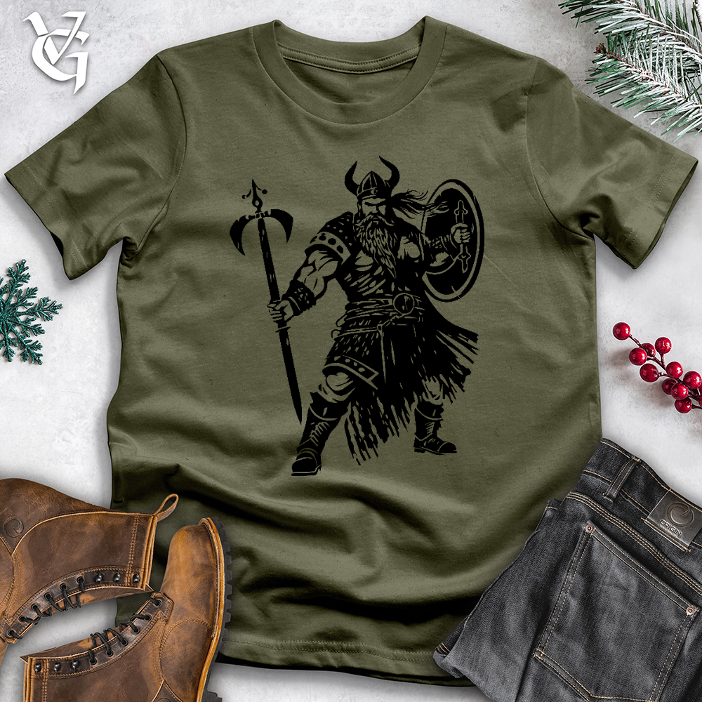 Viking Goods Viking Warrior Cotton Tee Military Green / L