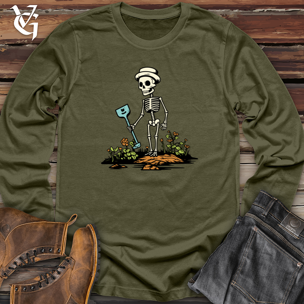 Viking Goods Whimsy Yard Worker Long Sleeve Military Green / L