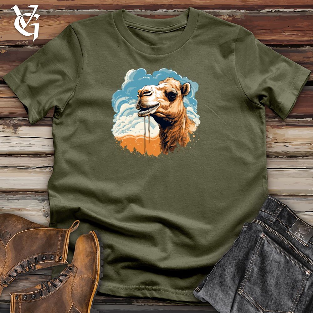 Viking Goods Whirling Dune Camel Cotton Tee Military Green / L