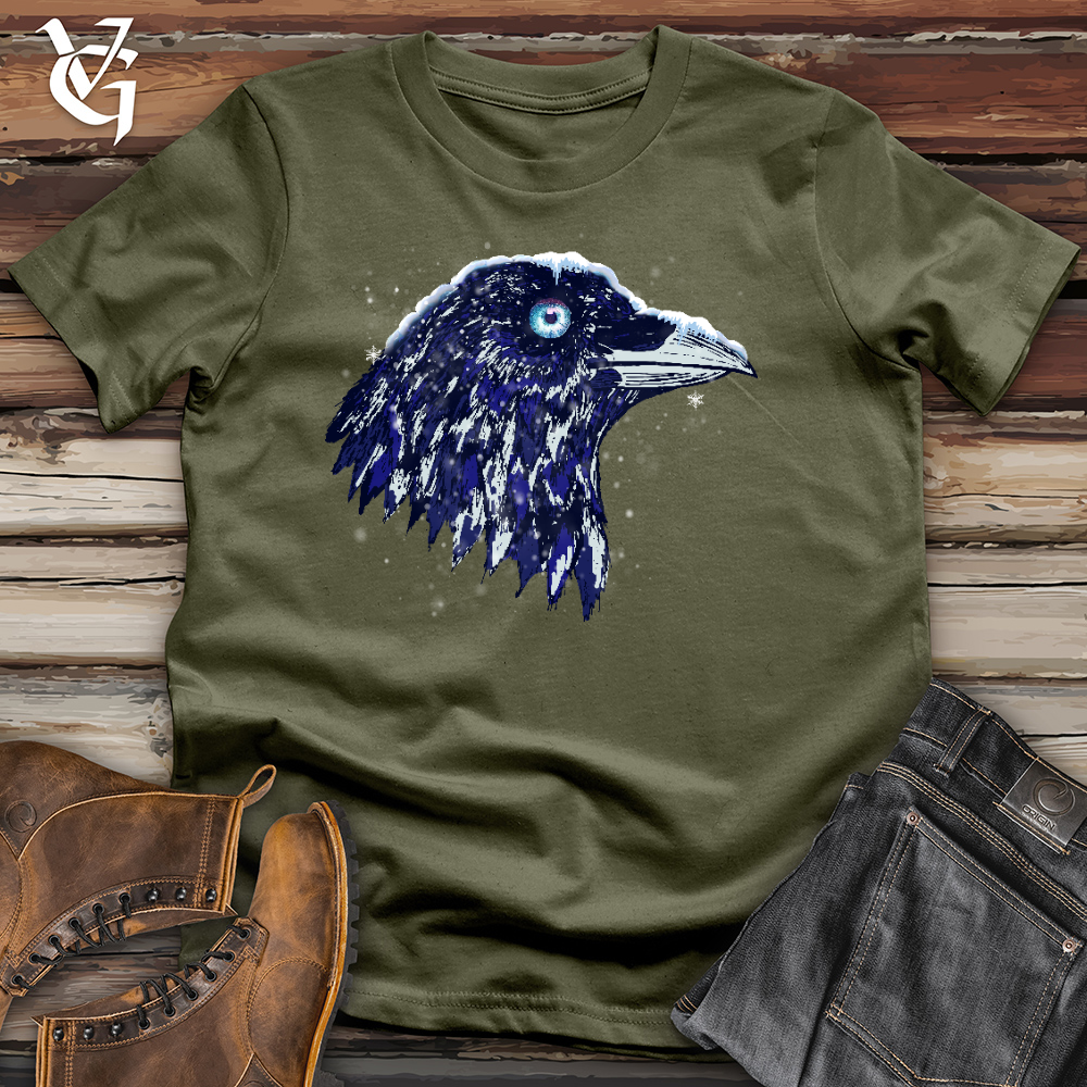 Viking Goods Wide Eyed Winter Wonder Cotton Tee Military Green / L