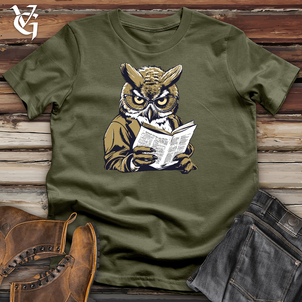 Viking Goods Wise Newsreader Cotton Tee Military Green / L