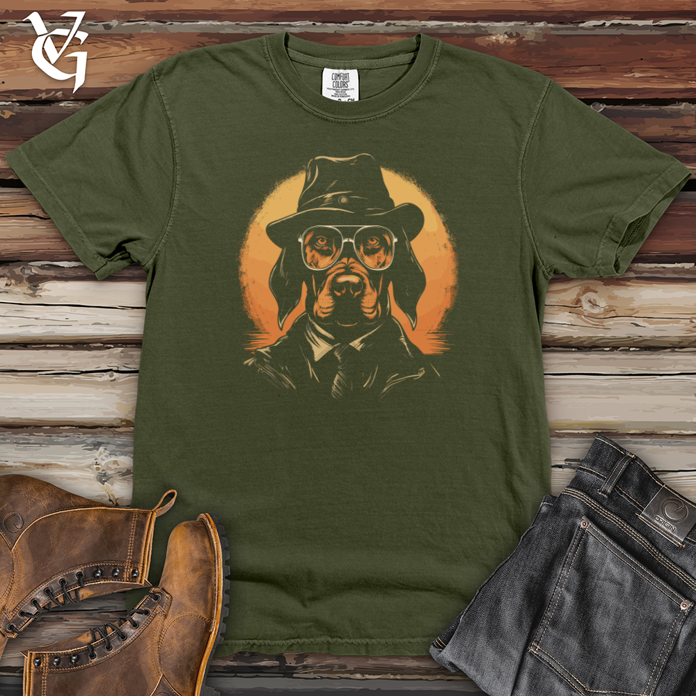 Viking Goods Detective Hound Incognito Heavy Cotton Comfort Colors Tee Moss / L