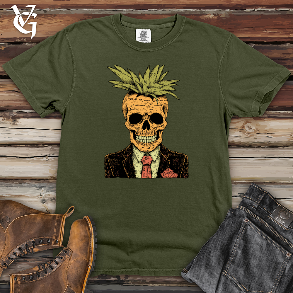Viking Goods Grunge Pineapple Mischief Heavy Cotton Comfort Colors Tee Moss / L