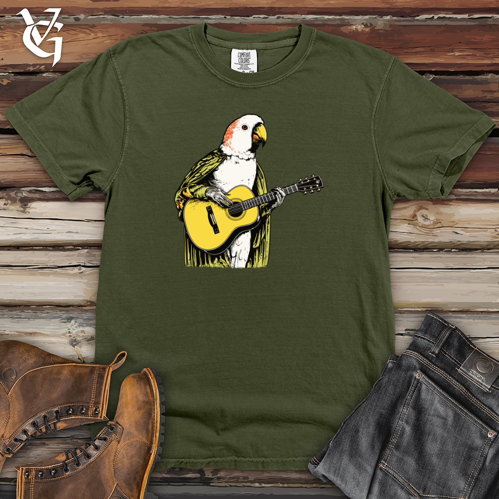 Viking Goods Parrot Acoustic Solo Heavy Cotton Comfort Colors Tee Moss / L