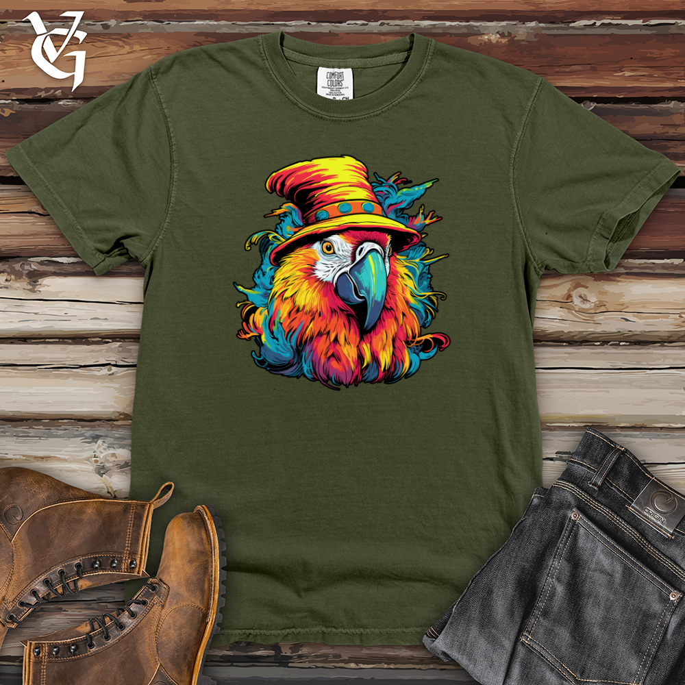 Viking Goods Parrot Top Hat Magic Heavy Cotton Comfort Colors Tee Moss / L