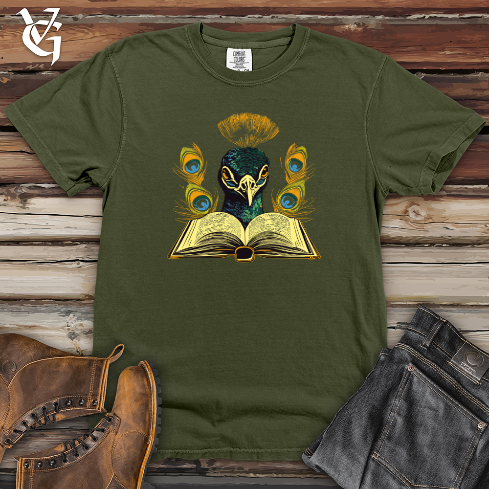 Viking Goods Peacock Poet Heavy Cotton Comfort Colors Tee Moss / L