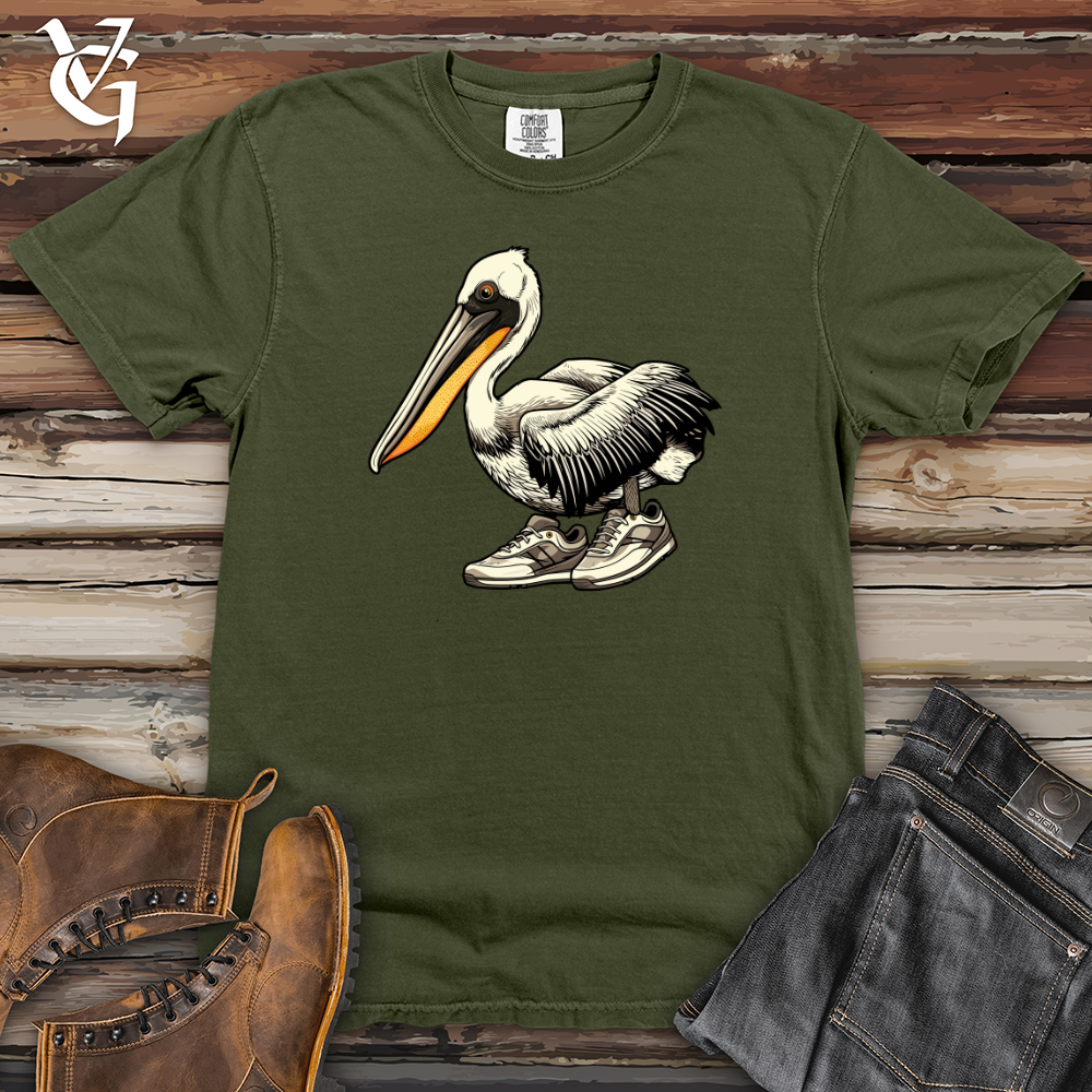 Viking Goods Pelican Pier Stride Sneaker Glide Heavy Cotton Comfort Colors Tee Moss / L