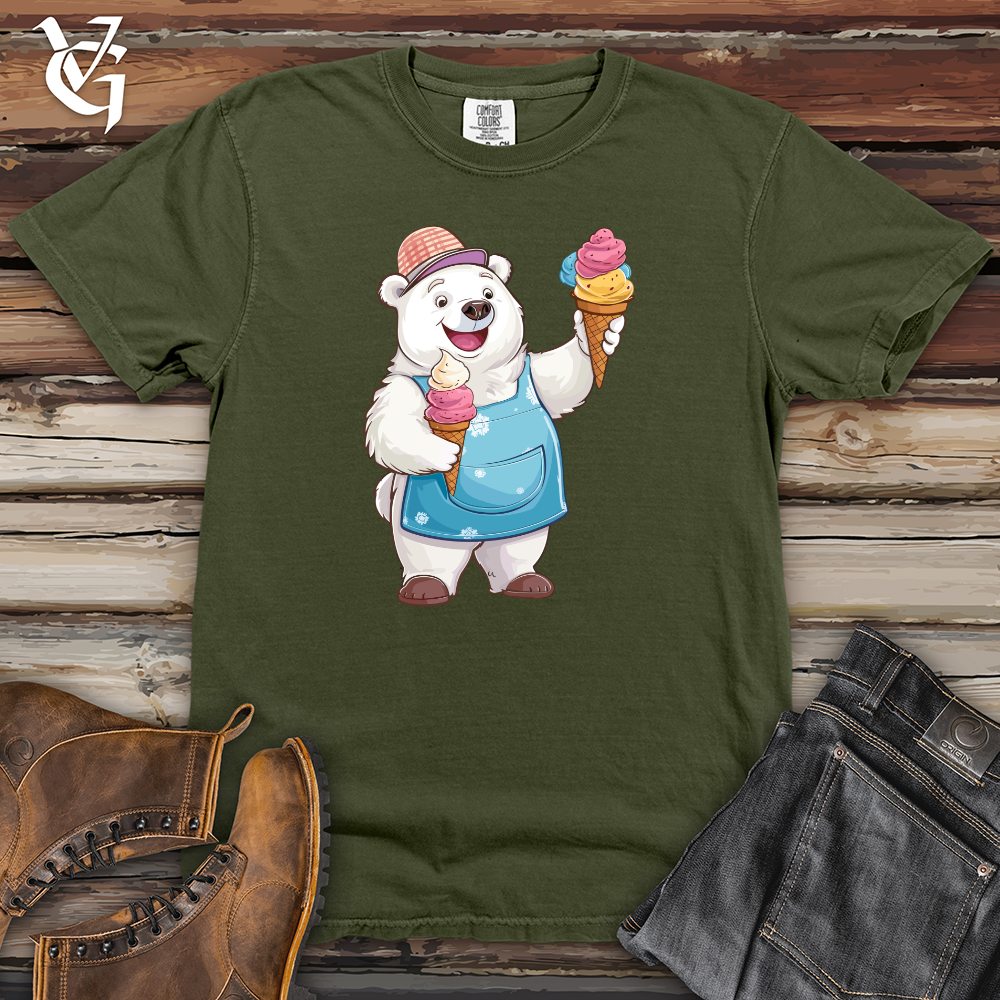 Viking Goods Polar Ice Cream Delight Heavy Cotton Comfort Colors Tee Moss / L