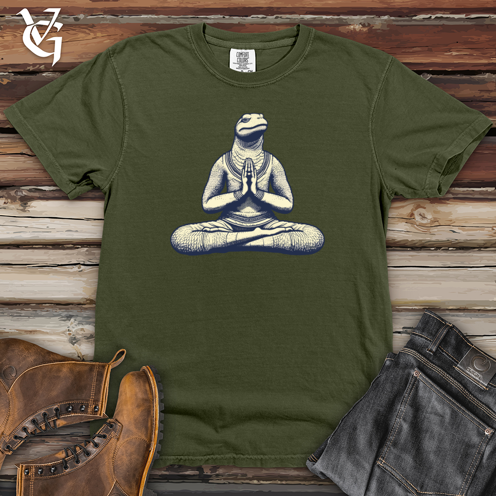 Viking Goods Salamander Zen Master Heavy Cotton Comfort Colors Tee Moss / L