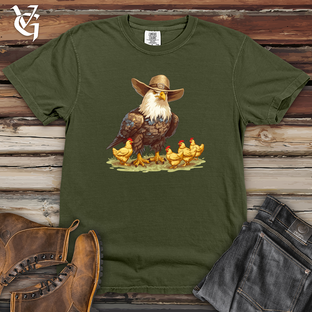 Viking Goods Sheriff Eagle Brood Heavy Cotton Comfort Colors Tee Moss / L