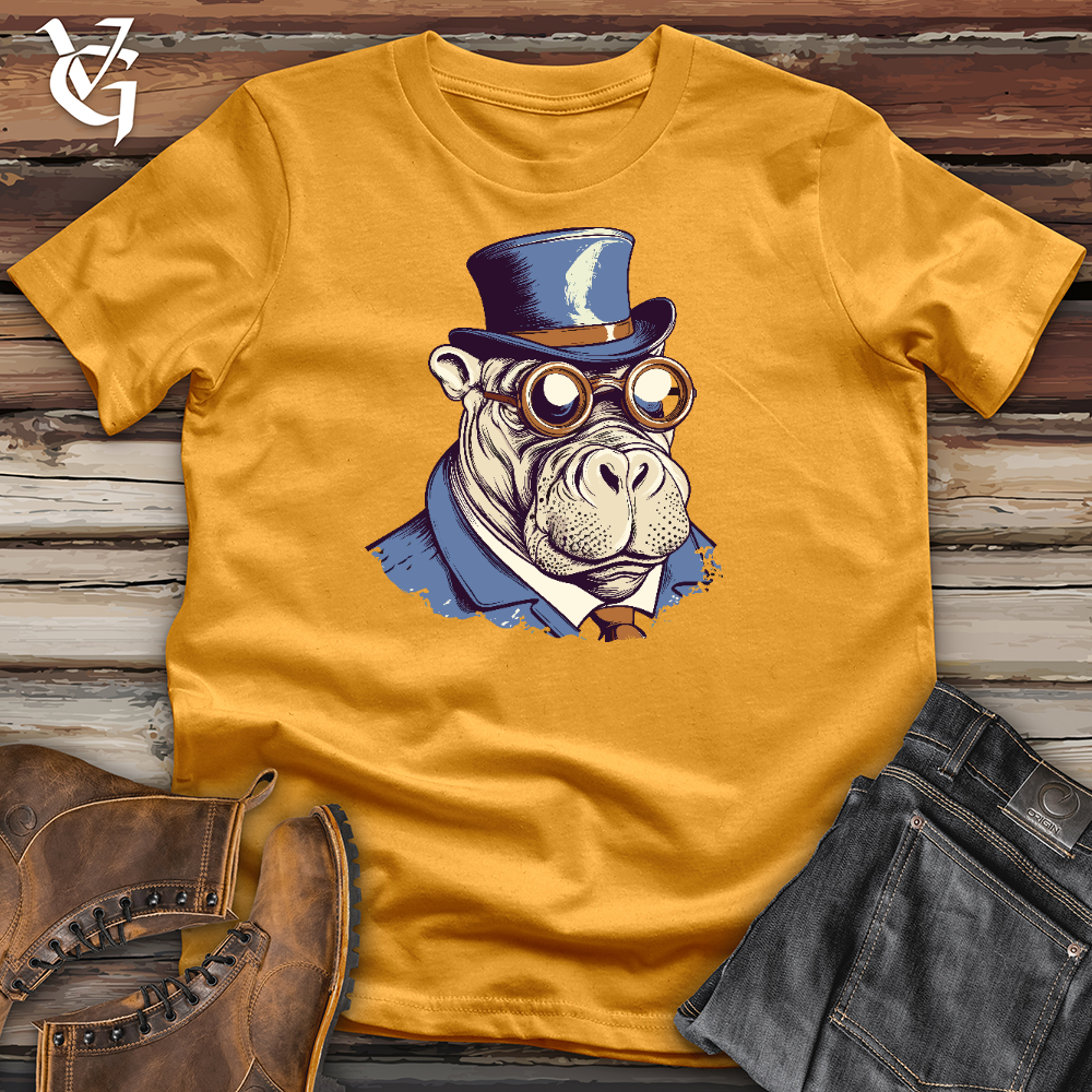 Viking Goods Hippopota Cotton Tee Mustard / L