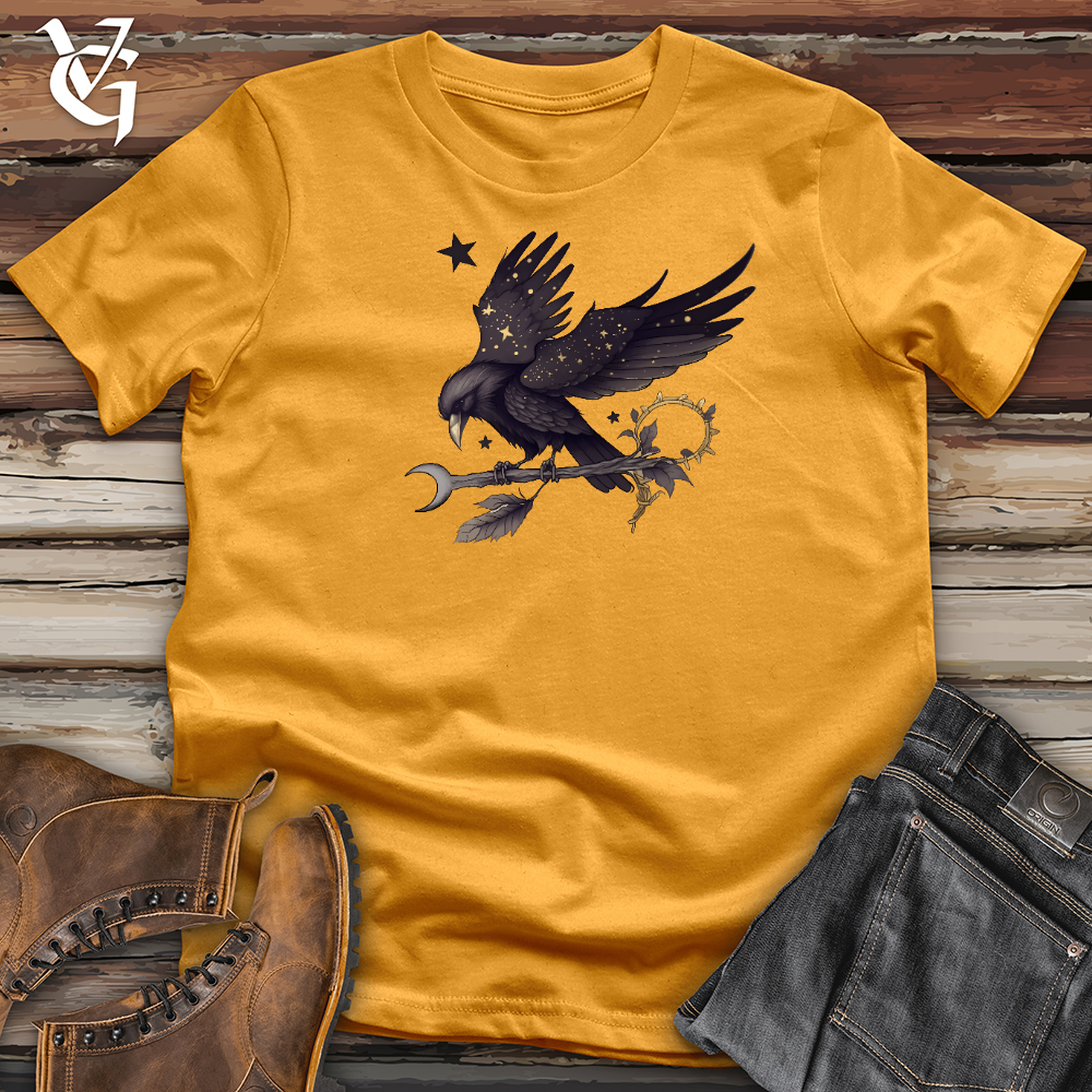 Viking Goods Raven with Arrow Cotton Tee Mustard / L