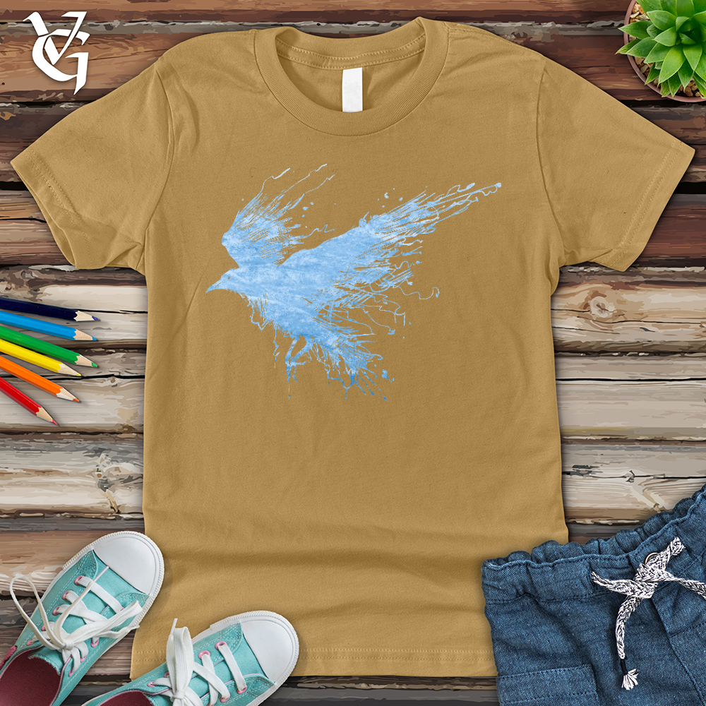 Viking Goods Smokey Winter Raven Youth Tee Mustard / L