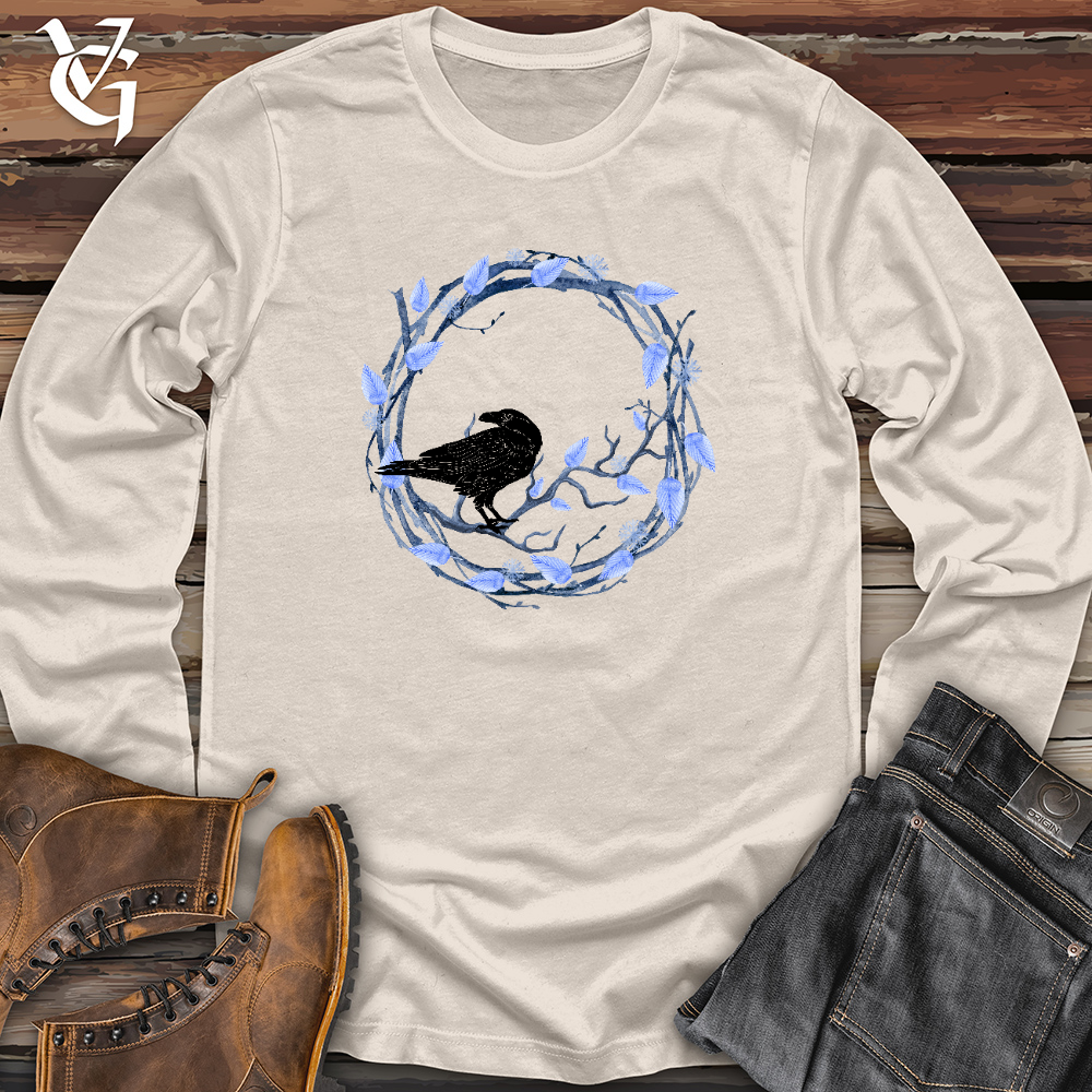 Viking Goods Winter Wreath Watcher Long Sleeve Natural / L