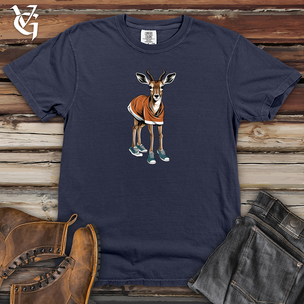 Viking Goods Antelope Runner Heavy Cotton Comfort Colors Tee Navy / L