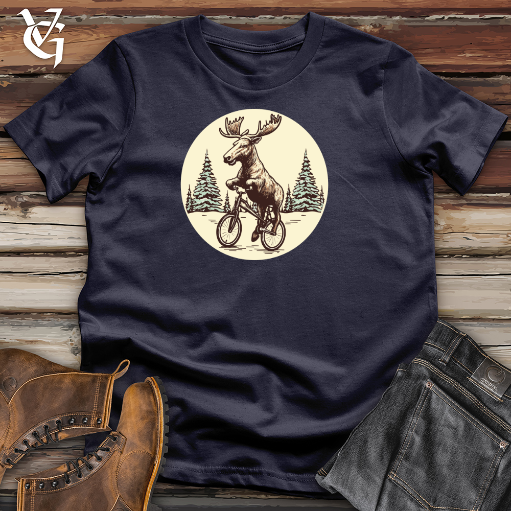 Viking Goods Balancing Bullwinkle Cotton Tee Navy / L