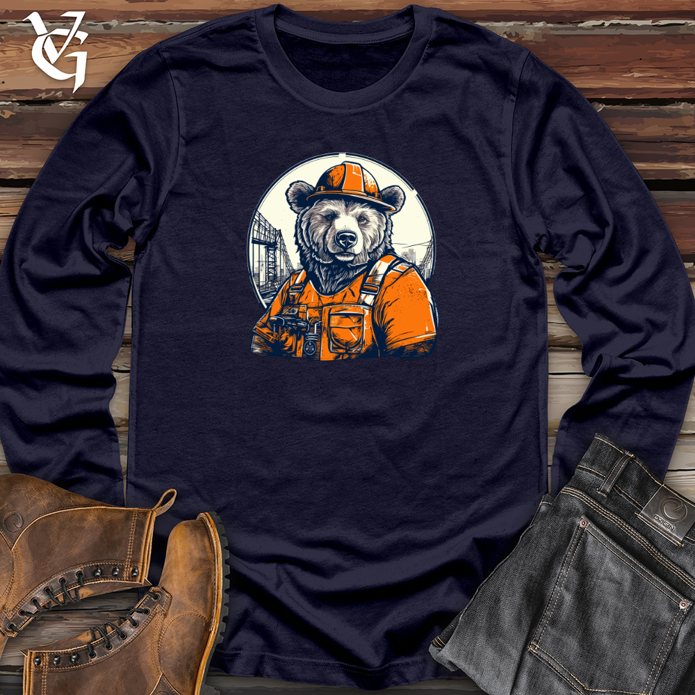 Viking Goods Bear Builders Brigade Long Sleeve Navy / L