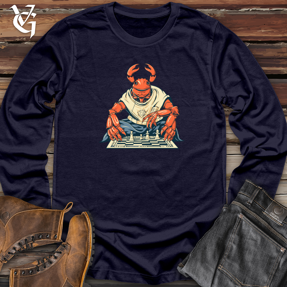 Viking Goods Clawed Chess Conqueror Long Sleeve Navy / L