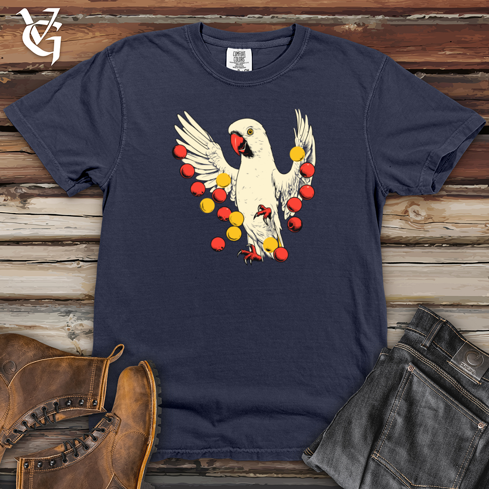 Viking Goods Cockatoo Circus Juggler Heavy Cotton Comfort Colors Tee Navy / L