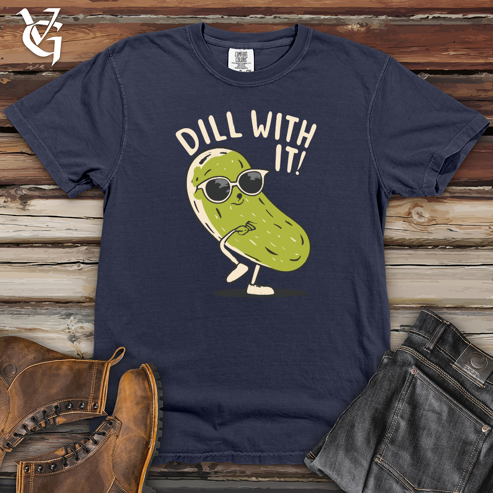 Viking Goods Dill With It Heavy Cotton Comfort Colors Tee Navy / L