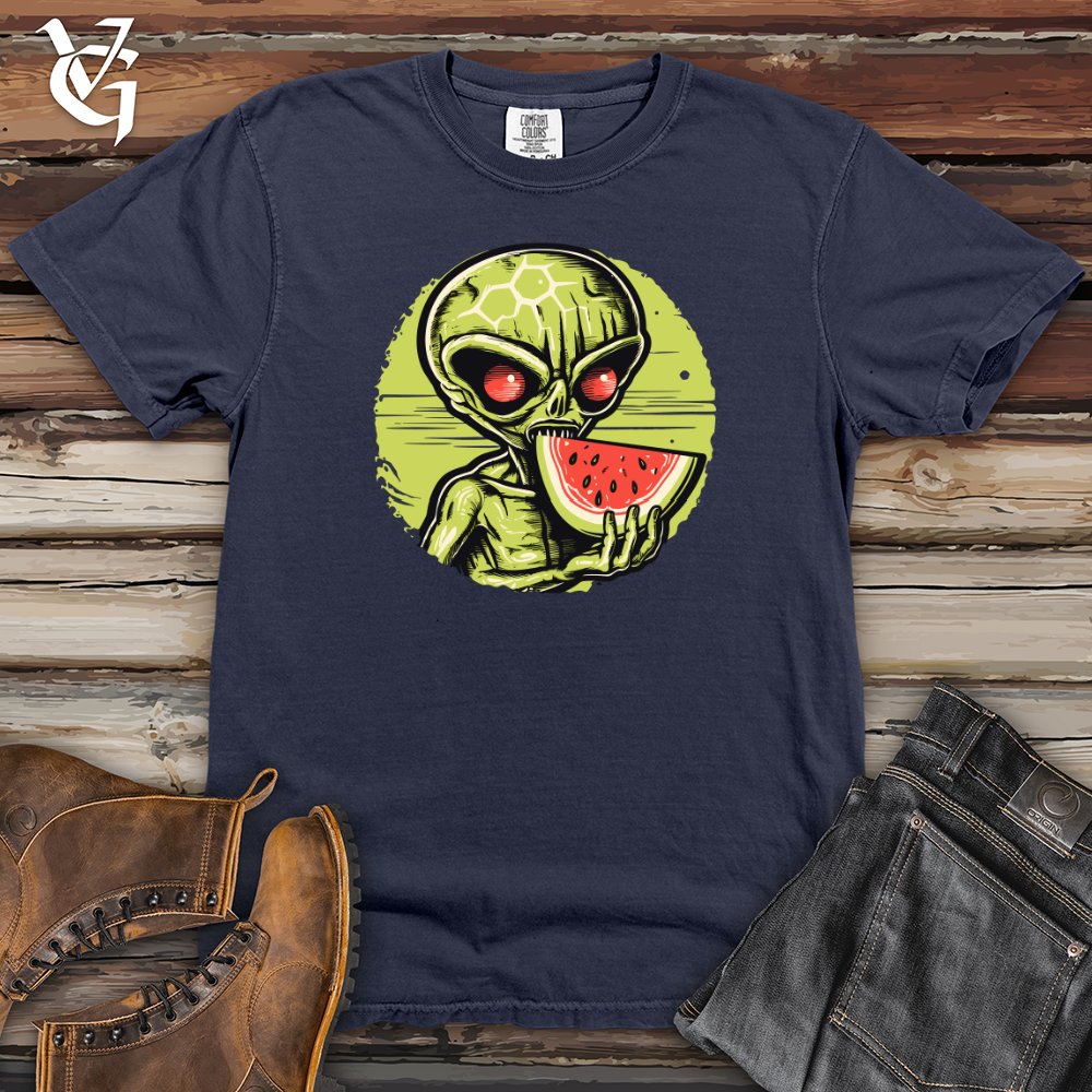 Viking Goods Extraterrestrial Melon Munch Heavy Cotton Comfort Colors Tee Navy / L