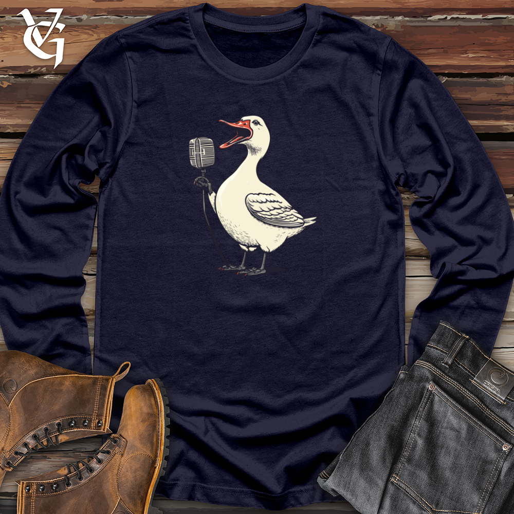 Viking Goods Fowl Funny Frenzy Long Sleeve Navy / L