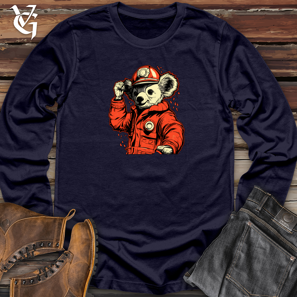 Viking Goods Koala Fire Sentry Long Sleeve Navy / L