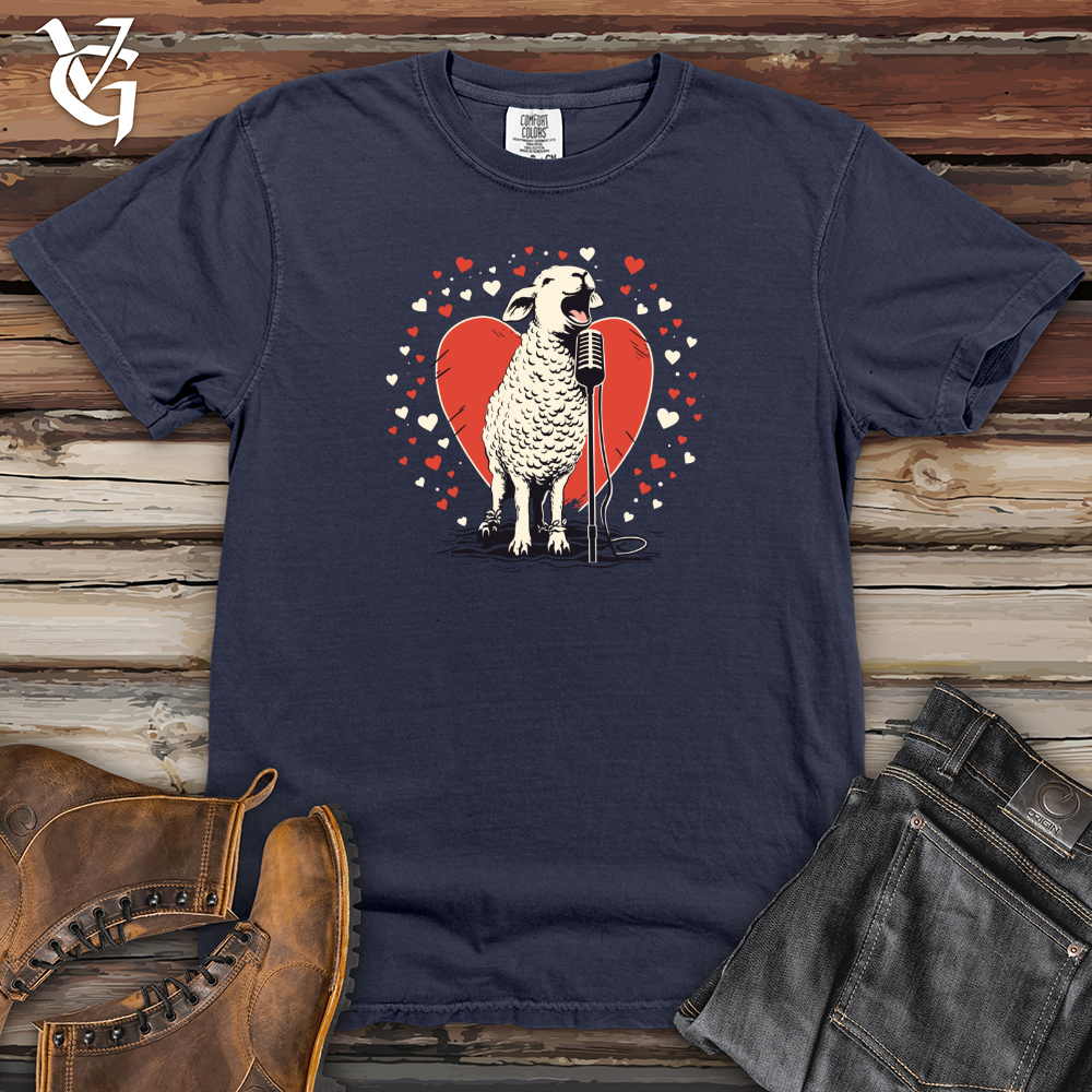 Viking Goods Lamb Love Ballad Heavy Cotton Comfort Colors Tee Navy / L