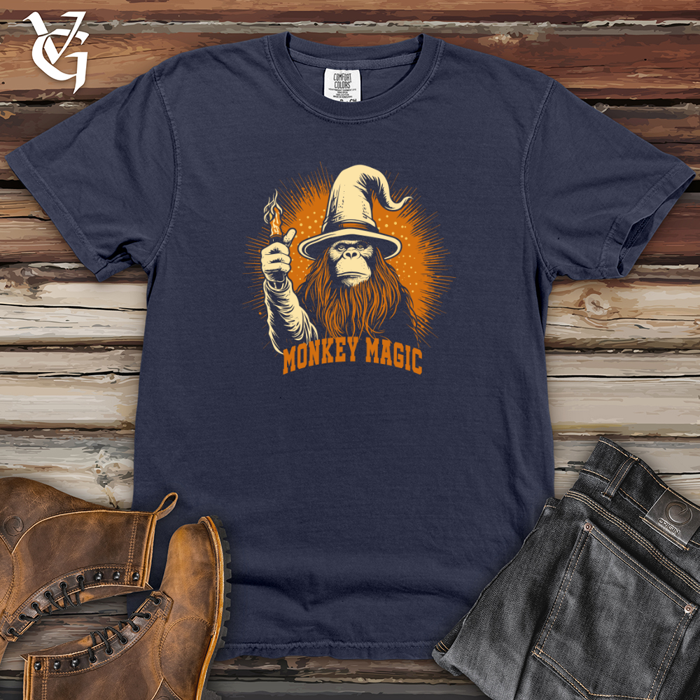 Viking Goods Monkey Magic Heavy Cotton Comfort Colors Tee Navy / L