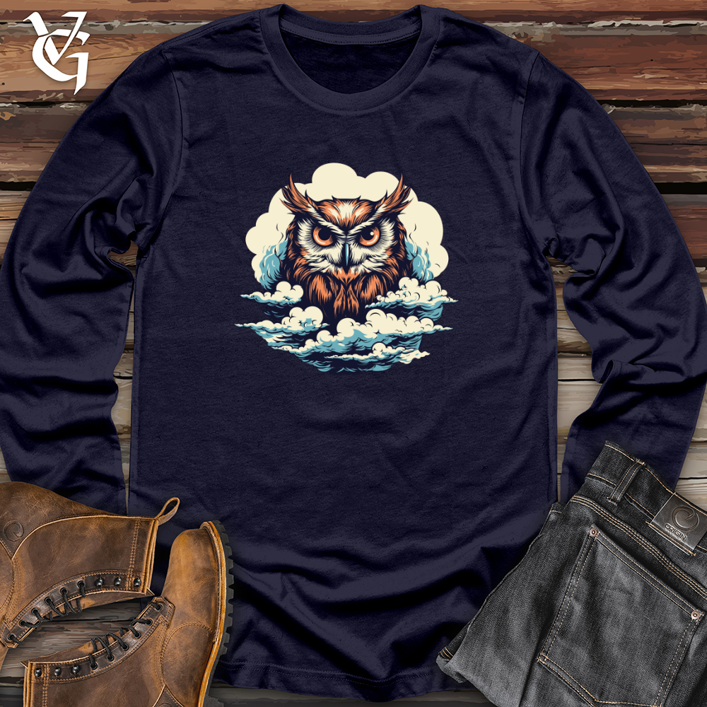 Viking Goods Mystic Clouded Owl Long Sleeve Navy / L