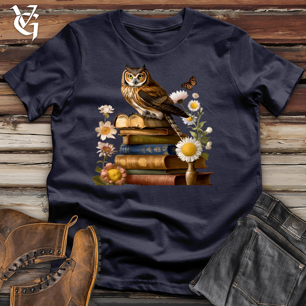 Viking Goods Owl Wisdom Cotton Tee Navy / L