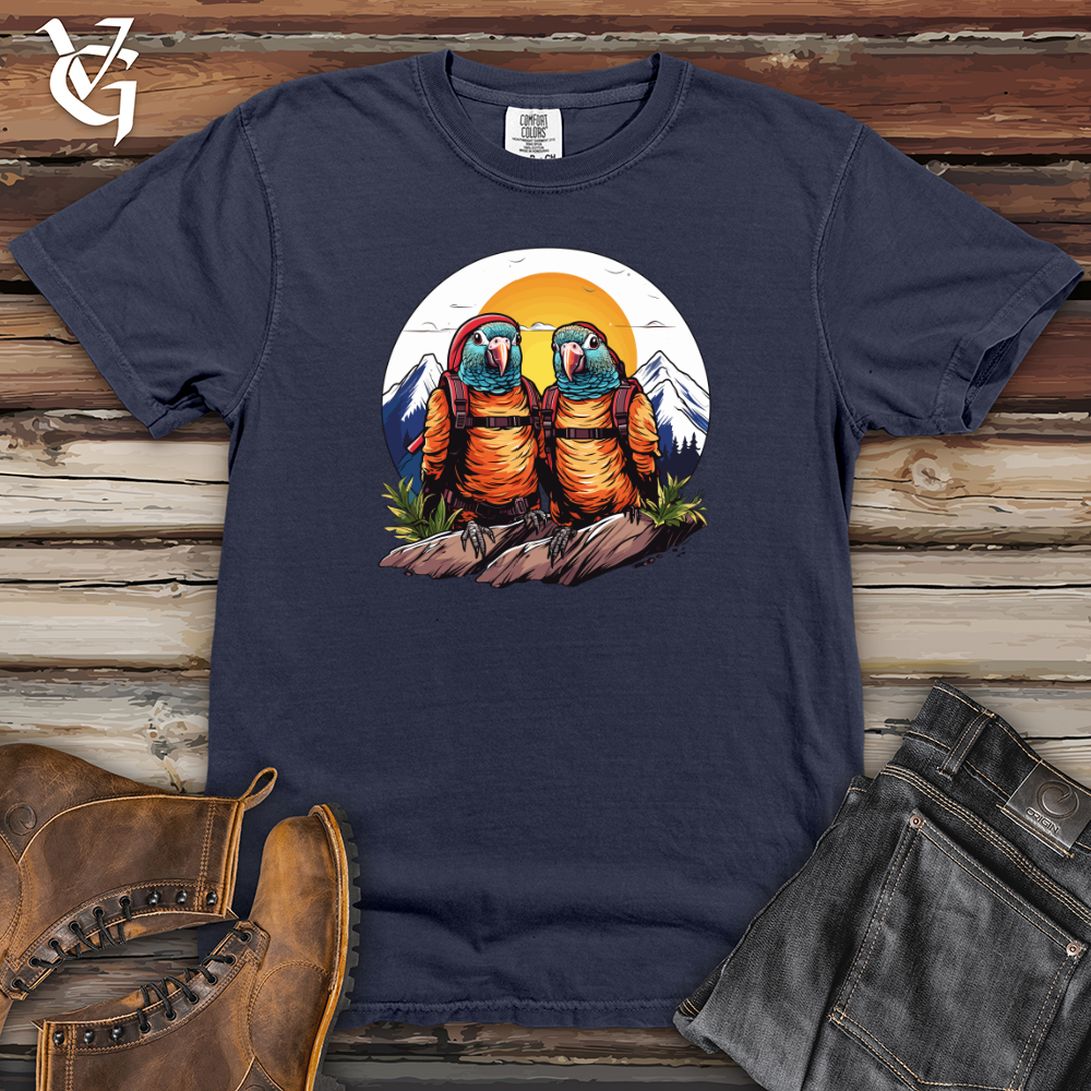 Viking Goods Parrot Hikers Adventure Heavy Cotton Comfort Colors Tee Navy / L