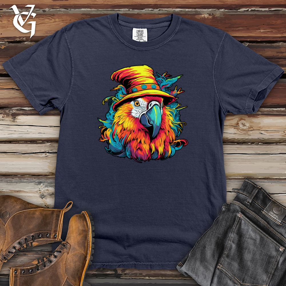 Viking Goods Parrot Top Hat Magic Heavy Cotton Comfort Colors Tee Navy / L
