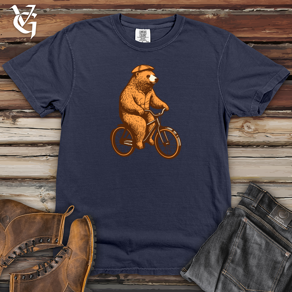Viking Goods Pedal ready Beaver Heavy Cotton Comfort Colors Tee Navy / L
