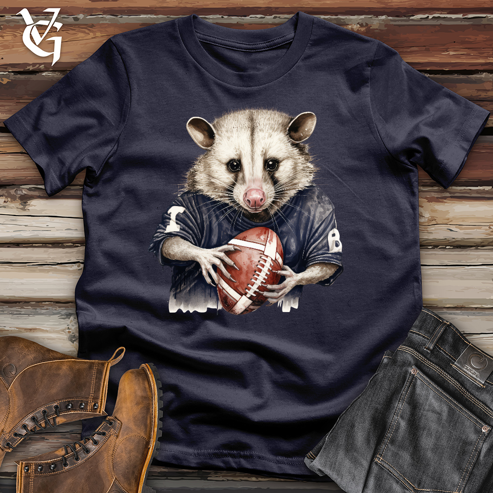 Viking Goods Possum Football Plater Cotton Tee Navy / L