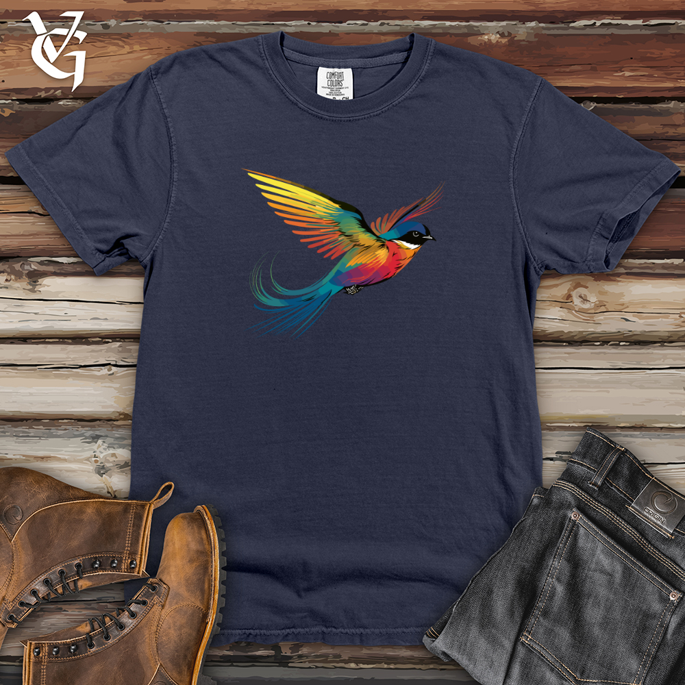 Viking Goods Prismatic Winged Swallow Heavy Cotton Comfort Colors Tee Navy / L