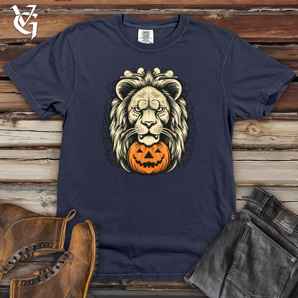 Viking Goods Regal Pumpkin Carver Heavy Cotton Comfort Colors Tee Navy / L
