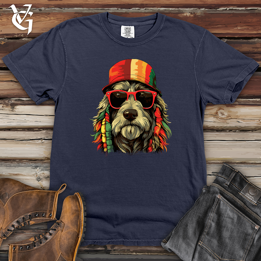 Viking Goods Reggae Pooch Vibes Heavy Cotton Comfort Colors Tee Navy / L