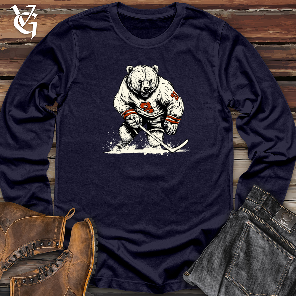 Viking Goods Retro Rink Bruin Long Sleeve Navy / L