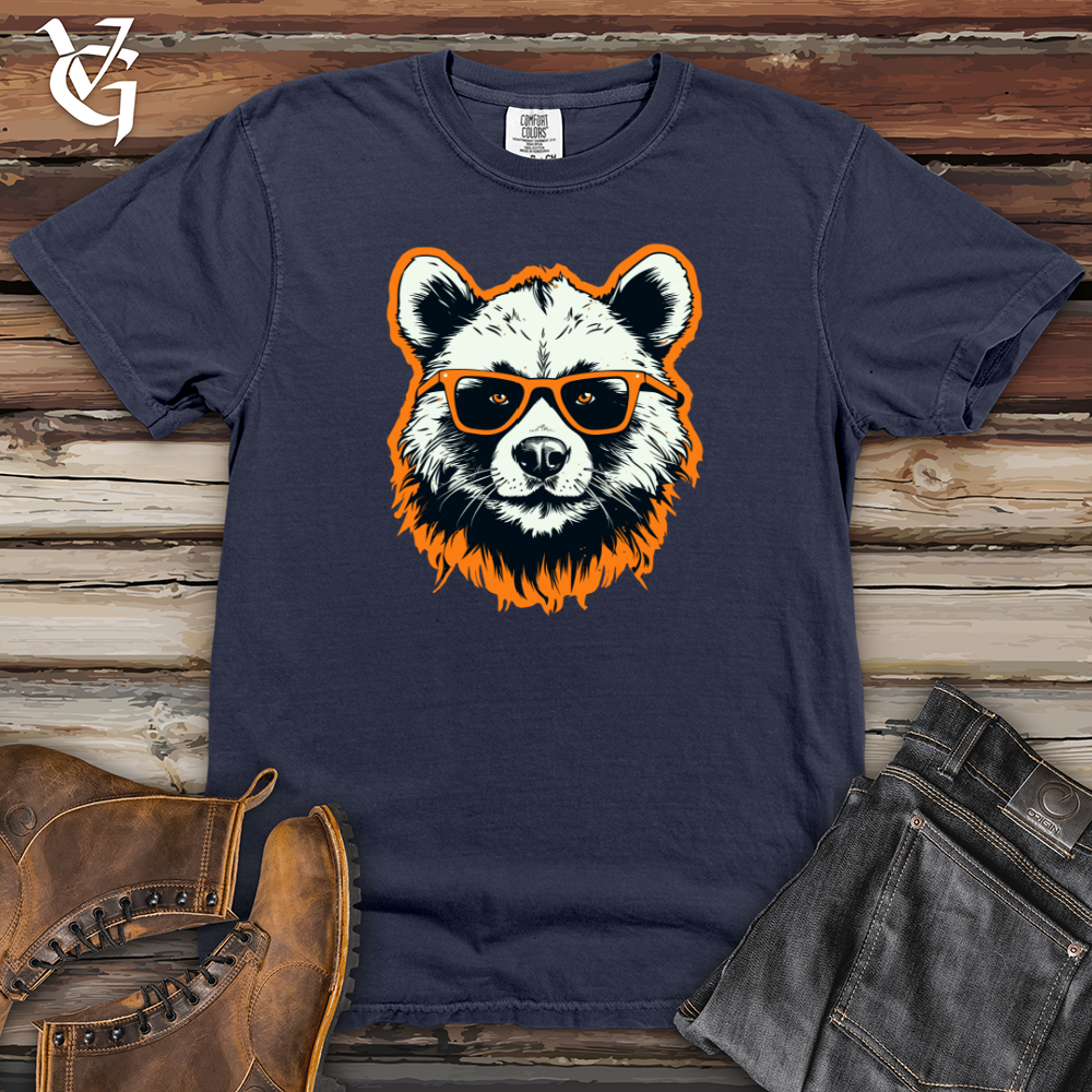 Viking Goods Retro Specs Panda Heavy Cotton Comfort Colors Tee Navy / L