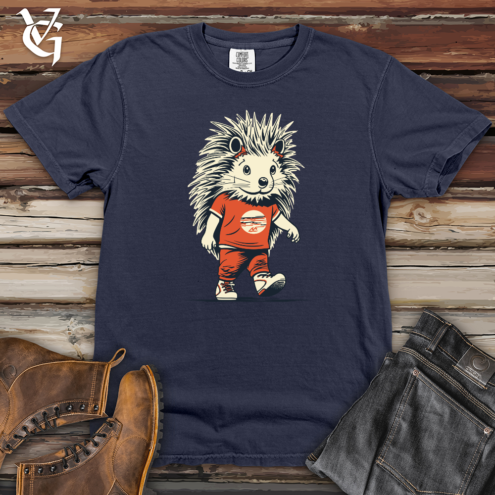 Viking Goods Retro Spike Sneaks Heavy Cotton Comfort Colors Tee Navy / L