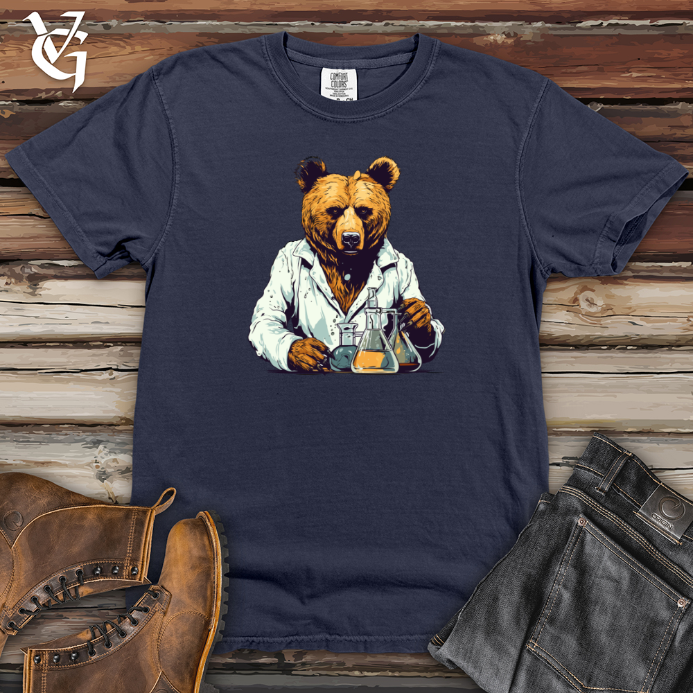 Viking Goods Scientific Bear Discoveries Heavy Cotton Comfort Colors Tee Navy / L