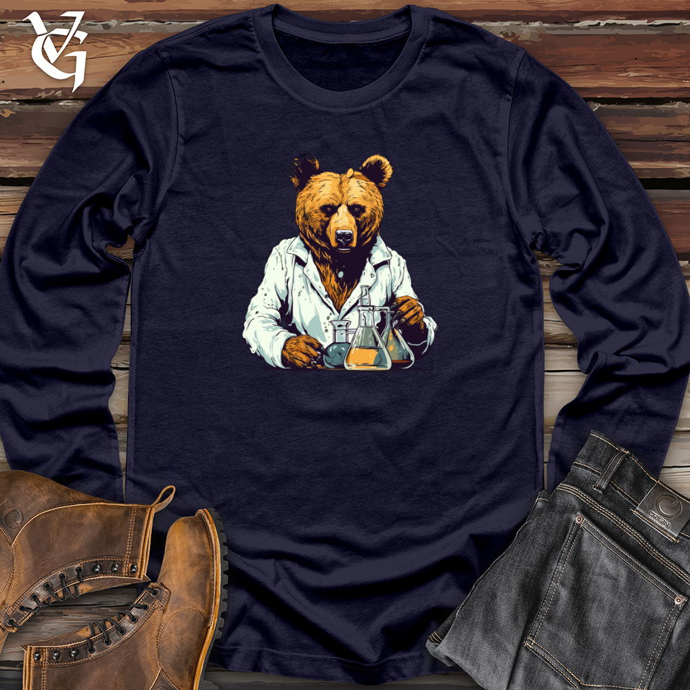 Viking Goods Scientific Bear Discoveries Long Sleeve Navy / L