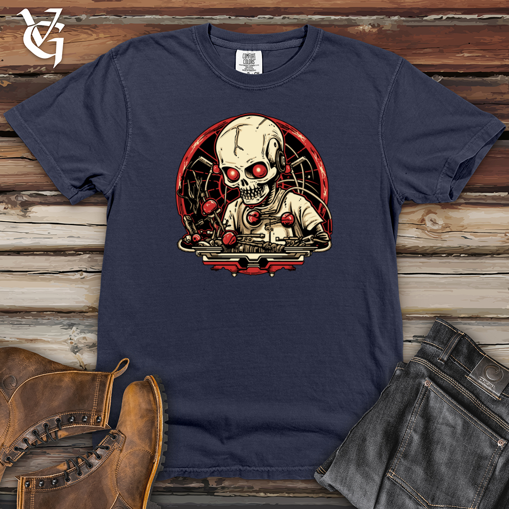 Viking Goods Skilled Cherry Welder Heavy Cotton Comfort Colors Tee Navy / L