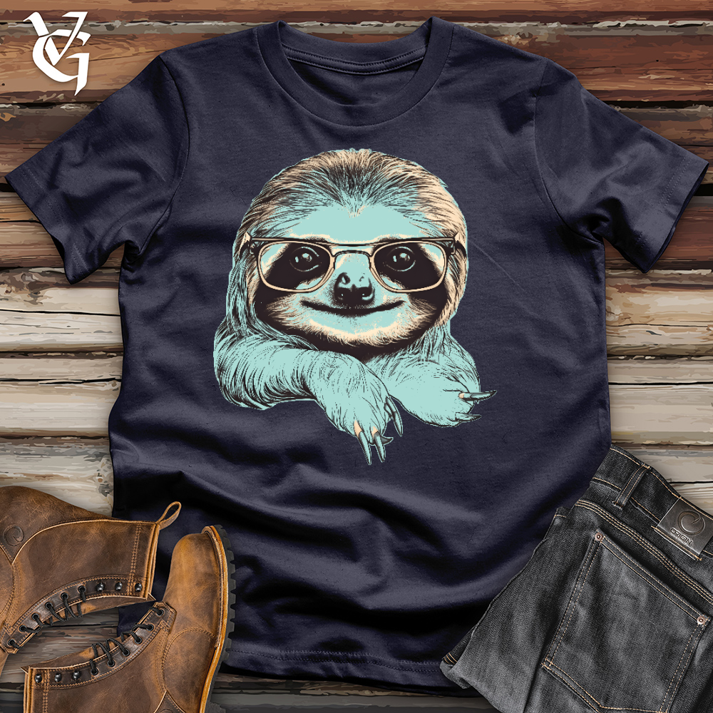 Viking Goods Sloth Life Cotton Tee Navy / L