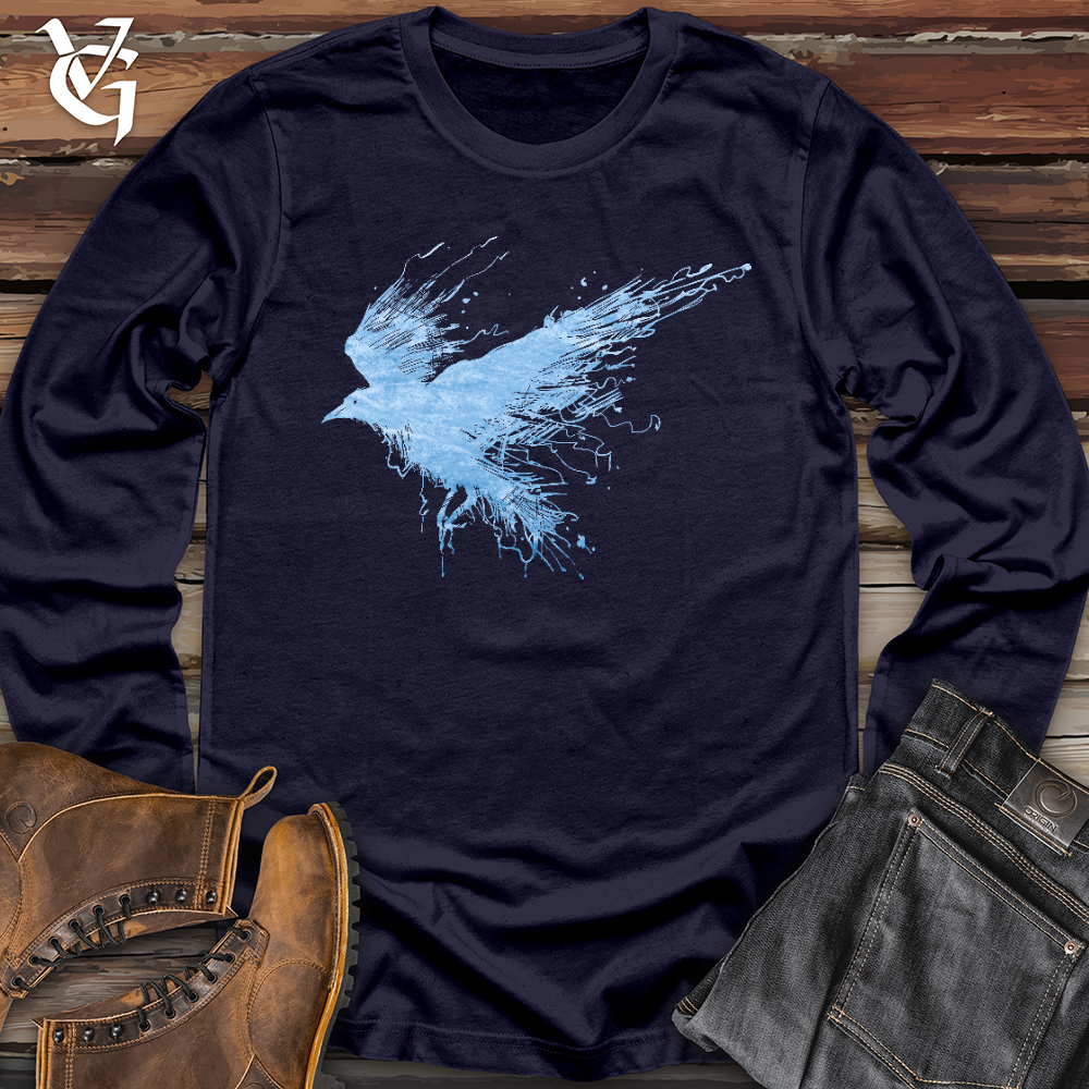 Viking Goods Smokey Winter Raven Long Sleeve Navy / L