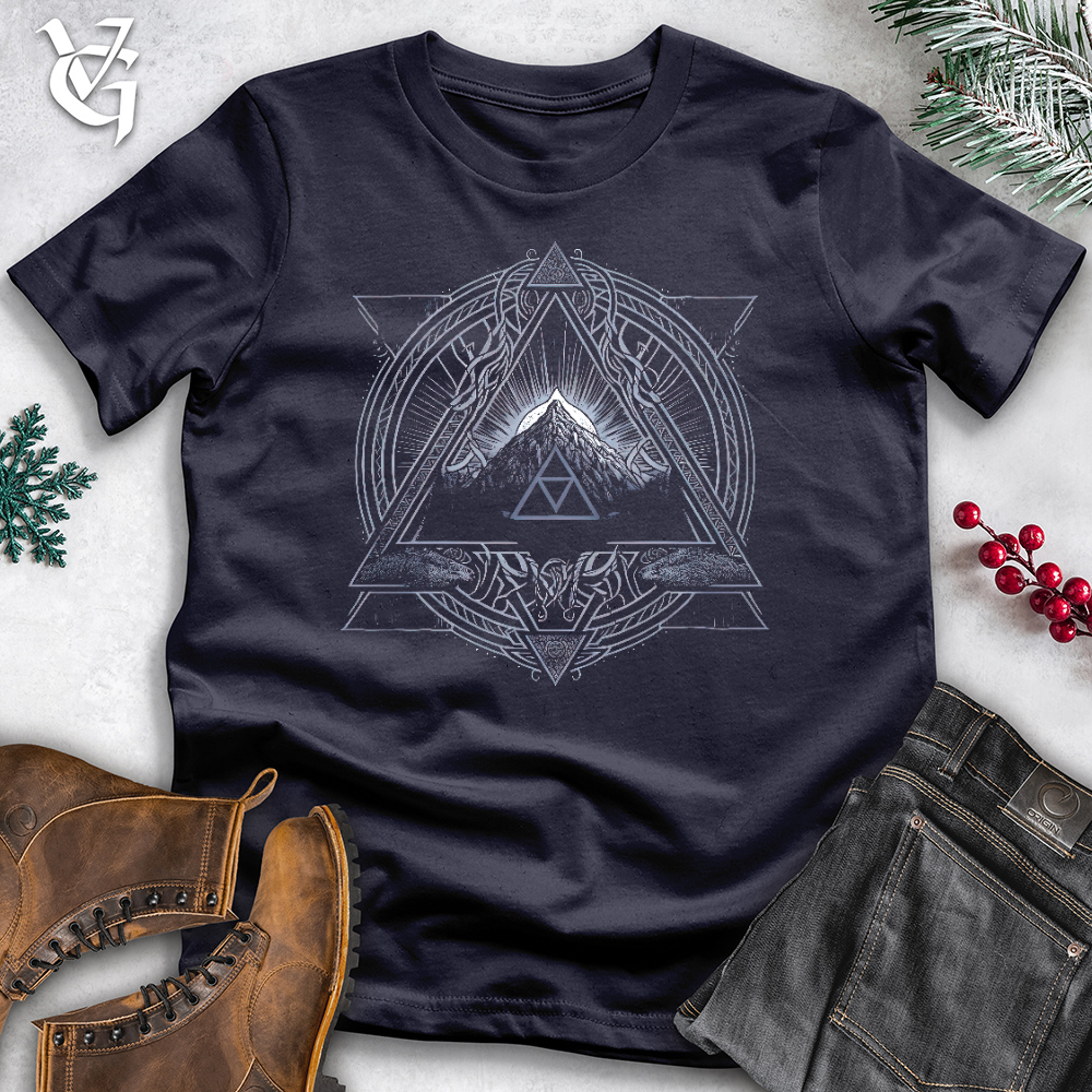 Viking Goods Valknut Te Norse Mystry Cotton Tee Navy / L